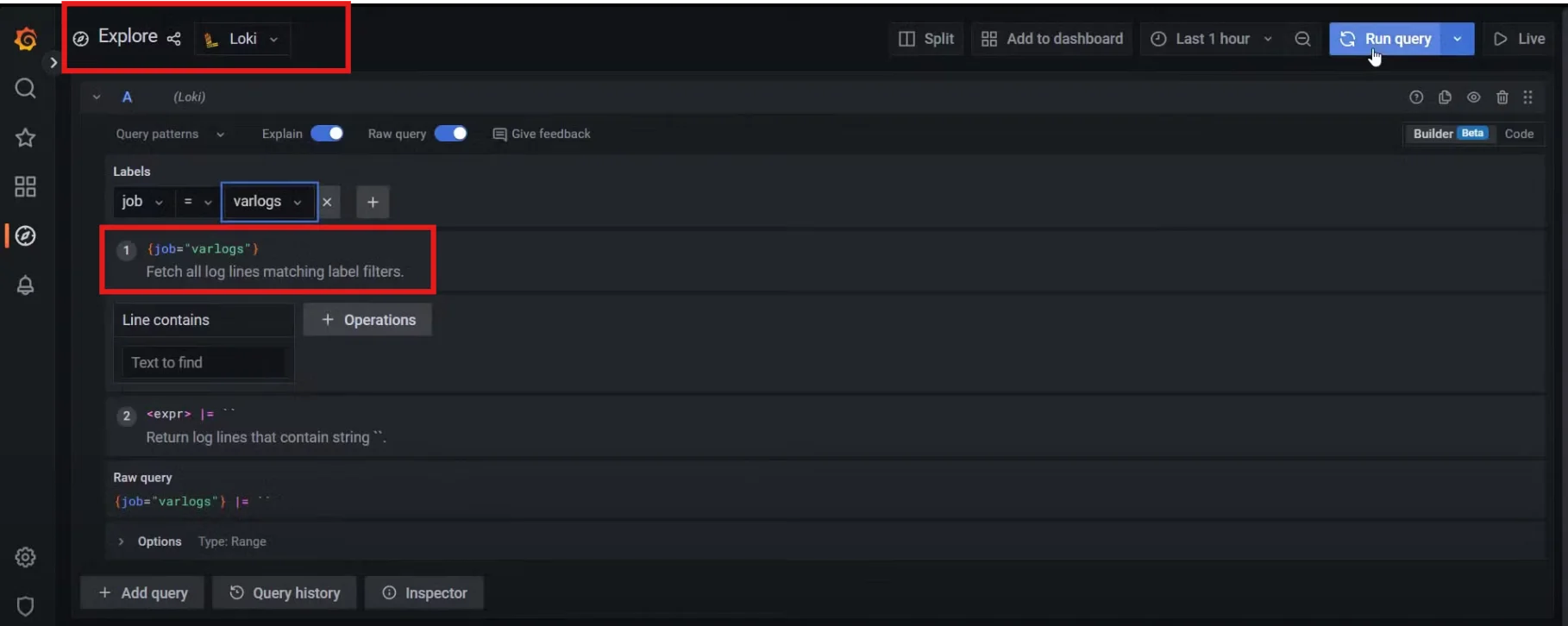 Basic Regex Query for Log Filtering